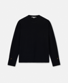 Stella Mccartney Stella Iconics Split Cuff Jumper In Black