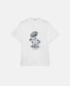 Stella Mccartney Mushroom T-shirt In White Multicolour