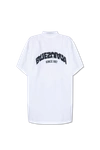 Balenciaga Logo-print Cotton-jersey T-shirt In New