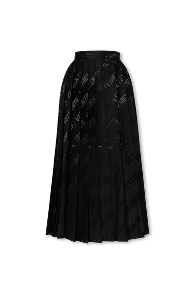 Vetements Skirt In Black Viscose In New