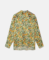 Stella Mccartney Forest Floral Print Silk Shirt In Multicolour
