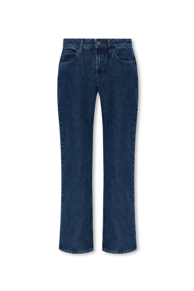 Off-white Low-rise Cropped Straight-leg Jeans In New