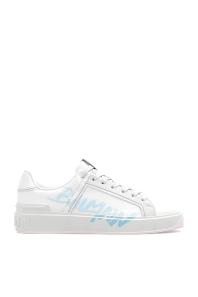 Balmain B-court Low-top Sneakers In New