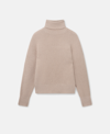 Stella Mccartney Rib-knit Regenerated Cashmere Cape Jumper In Oat