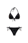 BALMAIN BALMAIN BLACK TWO-PIECE SWIMSUIT