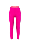 Versace La Greca Printed Waistband Leggings In New