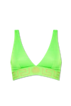 Versace Greca Border Triangle Bikini Top In New