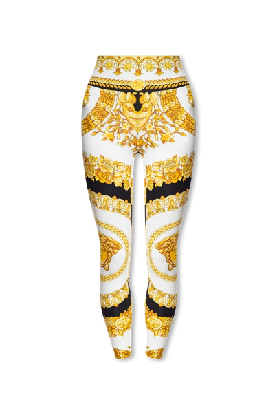 Versace High-rise Leggings Barocco In New