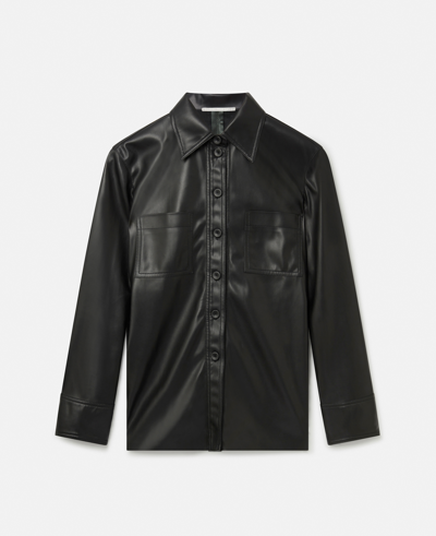 Stella Mccartney Alter Mat Long-sleeve Shirt In Black