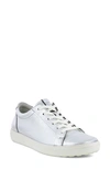 Ecco Women's Soft 7 Mono 2.0 Leather Sneaker In Pure Silver