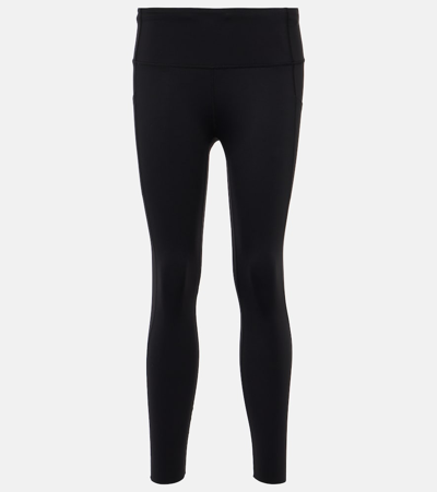 Varley Let's Go Running High-rise Leggings In Black