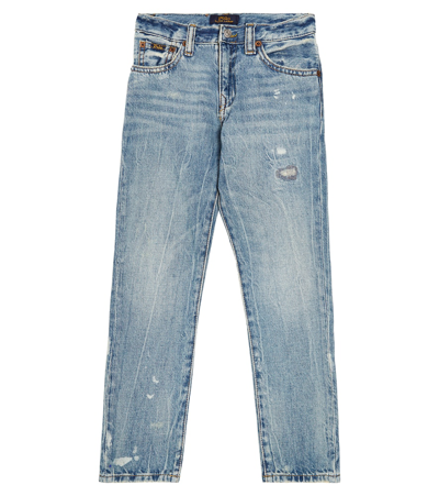 Polo Ralph Lauren Kids' Sullivan Distressed Jeans In Blue