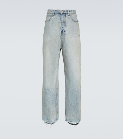 BALENCIAGA DISTRESSED WIDE-LEG JEANS