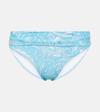 Melissa Odabash Brussels Printed Bikini Bottoms In Blue