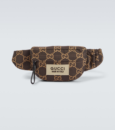 Gucci Gg Ripstop Belt Bag In Brown