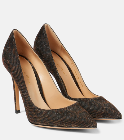 Gianvito Rossi Gianvito 105 Leopard-print Pumps In Multicoloured