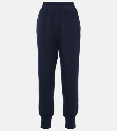 Varley Slim Cuff High-waist Track Pants In Blue