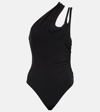 MUGLER ASYMMETRIC JERSEY BODYSUIT