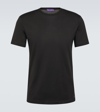 Ralph Lauren Script Logo-embroidered Cotton T-shirt In Black