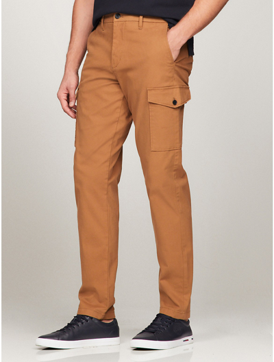 Tommy Hilfiger Stretch Twill Cargo Pant In Golden Rays