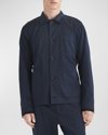 RAG & BONE MEN'S EVAN COTTON SATEEN CHORE JACKET