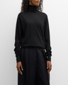 THE ROW EVA CASHMERE TURTLENECK TOP