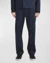 Rag & Bone Shift Straight Leg Sateen Pants In Nvy