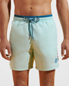 Vilebrequin Moka Beach Shorts With Contrasting Color In Antigua
