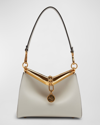Etro Small Frame Leather Shoulder Bag In White