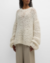 THE ROW ERYNA OPEN-KNIT SWEATER