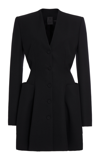 GIVENCHY HOURGLASS TAILORED WOOL MINI DRESS