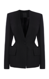 GIVENCHY HOURGLASS TAILORED WOOL BLAZER
