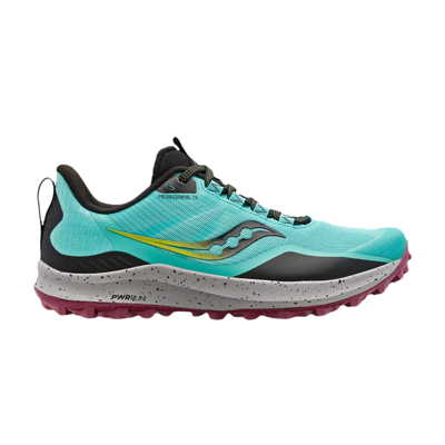 Pre-owned Saucony Wmns Peregrine 12 'cool Mint Acid' In Blue