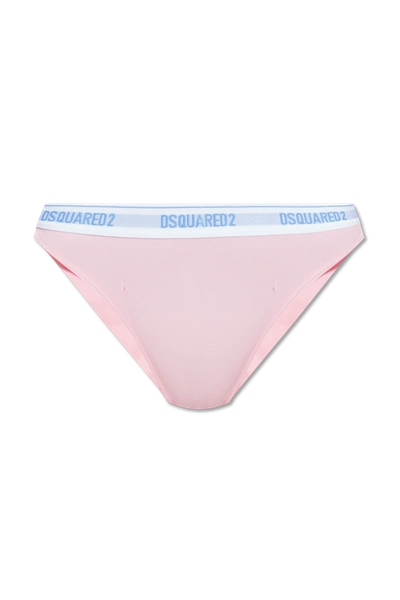Dsquared2 Logo Waistband Stretch Briefs In New