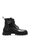 Dsquared2 Logo-buckle Leather Ankle Boots In New