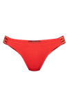 Versace Red Greca Bikini Bottoms In New