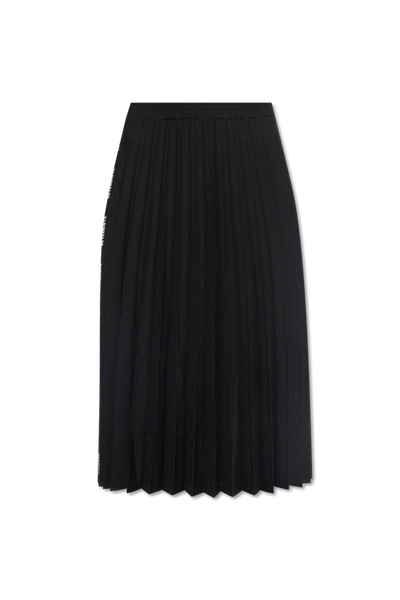 Vetements Pleated Midi Skirt In New