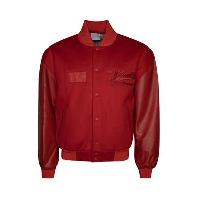 Pre-owned Vtmnts College Jacket 'red'