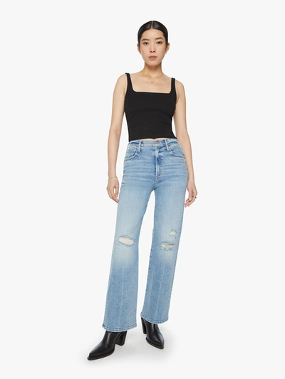 Mother The Maven Skimp Ropin' N' Rollin' Jeans In Blue