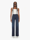 Mother The Hustler Roller Sneak Jeans In Blue