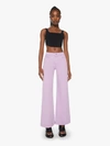 Mother The Roller Sneak Flared Jeans In Purple