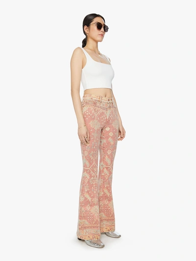 Mother The Super Cruiser Flare Pants In Brown
