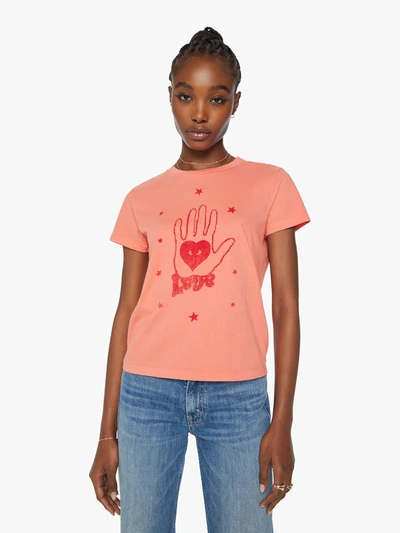 Mother Itty Bitty Goodie Goodie Tee In Red