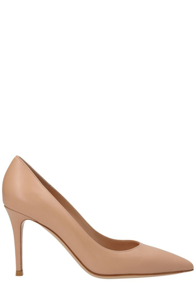 Gianvito Rossi Pointed In Pink