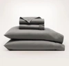 Boll & Branch Organic Signature Patterned Sheet Set In Stone Textured Stripe
