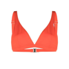 SPORTY AND RICH SPORTY & RICH LOGO PRINTED TRIANGLE CUP BIKINI TOP