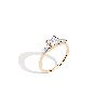 Aurate New York Princess Cut Tapered Baguette Diamond Ring In Rose