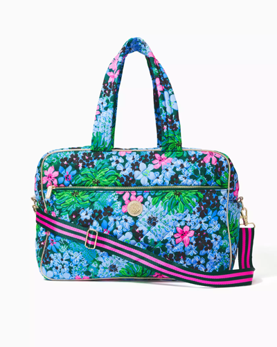 Lilly Pulitzer Everson Quilted Weekender Bag In Multi Soiree All Day