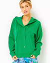 Lilly Pulitzer Upf 50+ Kendy Pullover In Kelly Green