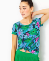 Lilly Pulitzer Etta Scoopneck Top In Multi